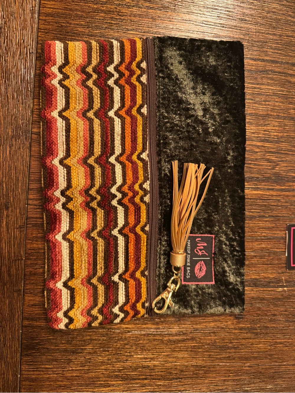 ✨ Makeup Junkie Bags – Southwest/Boho Makeup Bag ✨ medium size